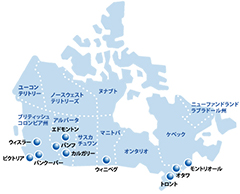 Q1．カナダでおすすめの都市を教えてください