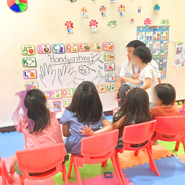 CBEA運営の託児所の様子