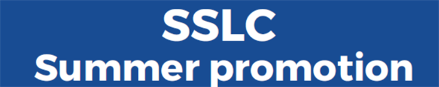 SSLC Summer Promotion