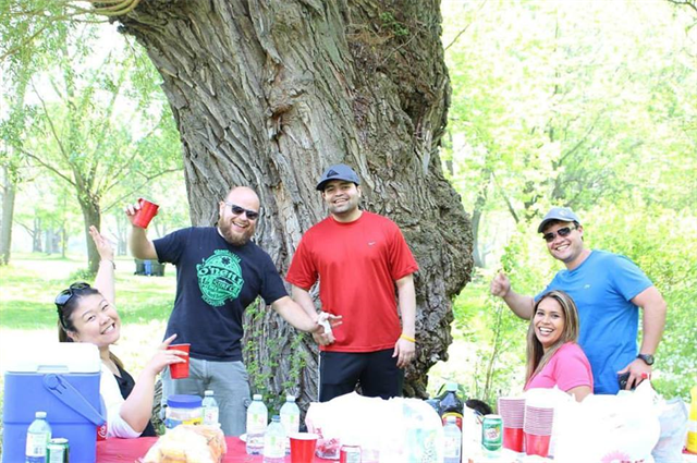 RCIISのBBQアクティビティの様子