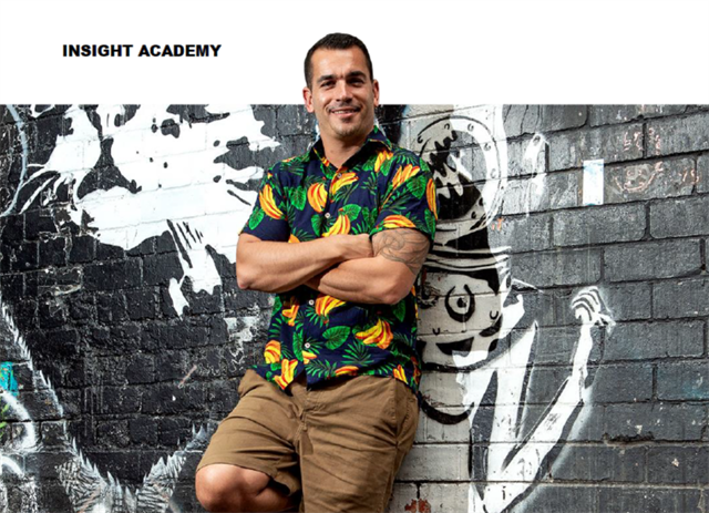 Insight Academyの創業者兼CEO(学校長)のホセさん(JOSE ALONSO)の写真